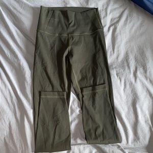 Lululemon align leggings in army green